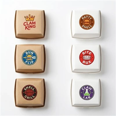 Clamshell Burger Box
